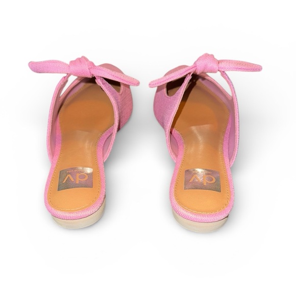 Dolce Vita DV Christian Pink Bow Mules Women’s Size 8.5 Pointed Toe Slip-On - Picture 5 of 7